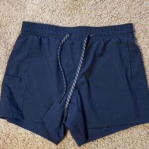 Pacific Trail Dark Blue Athletic Shorts‎